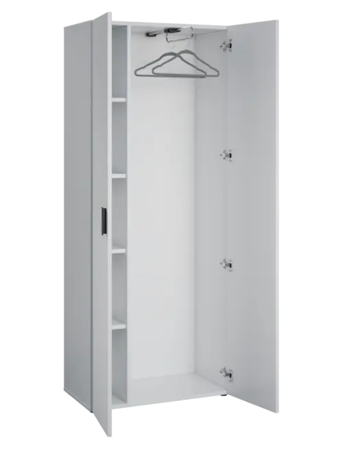 LR 5 - 71 šatní skříň, 2-dveřová, výsuvné ramínko, šatní vložka, 1822x720x400, javor horský